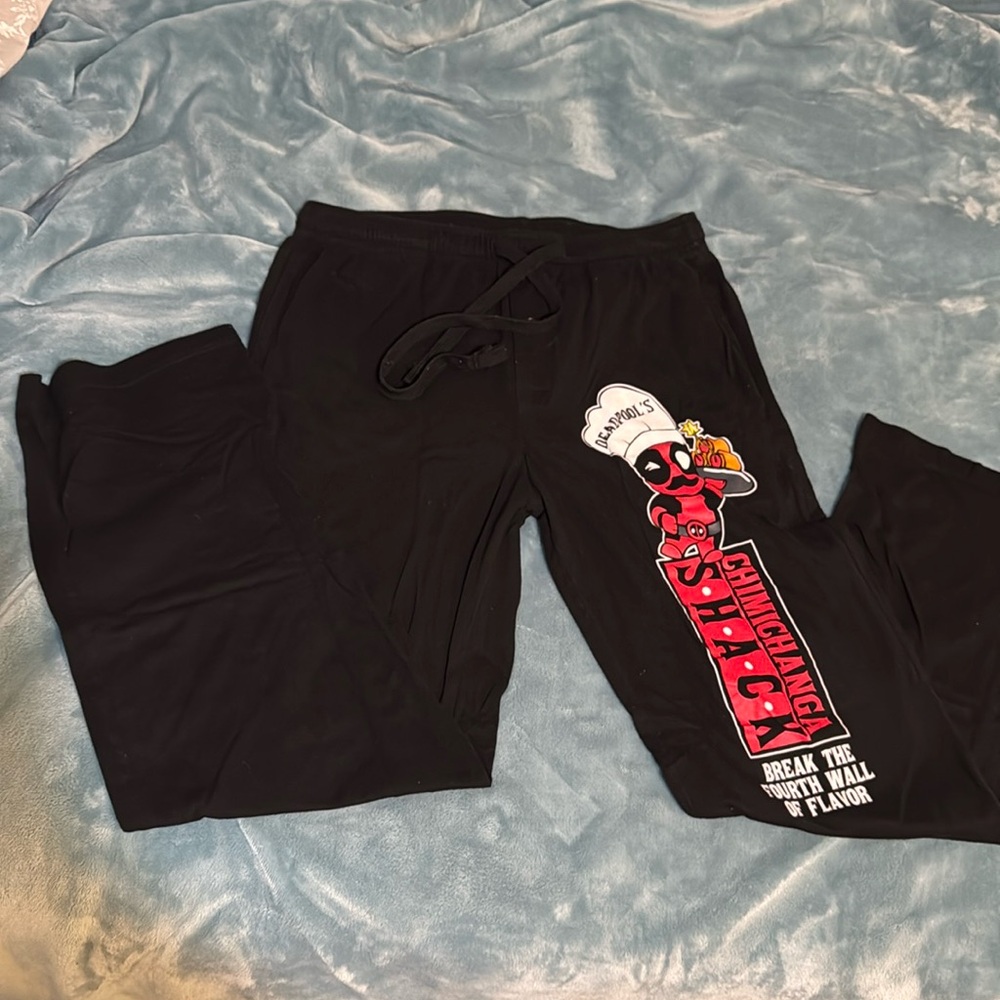 Black Deadpool pajama pants by Marvel in Medium